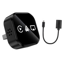 4in1 Wireless CarPlay Adapter AI Box Airplay/Mirror Link/Android Auto/Carplay USB Dongle Car Intelligent System A