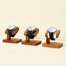 Wooden Watch Rack T-Shaped Jewelry Rack Display Stand SolidWood Bracelet Jewelry StorageRack Wooden T-Shaped Watchrack B
