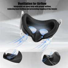 3 in 1 Face Interface Bracket voor Meta Quest 3S Face Cover VR Headset PU Leather Pad Face Interface Mask Accessoires