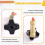 Static Balance Valve Flows Control Valve Brass DN15 Female Thread Control Valve 5