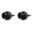 2X Dust Plug Attach with Rope Diving Dust Cap for Scubas Tanks Valves End Cap Diving Dust Cap Dive Accessory Black 1