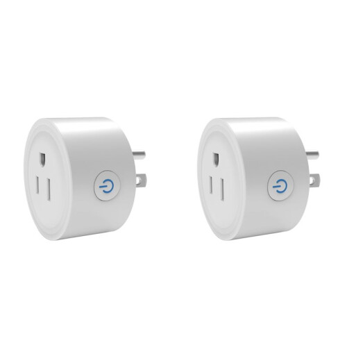 2X TUYA 20A  Plug Zigbee Socket with Power Monitor Timing Function Voice Control Works US Plug