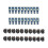 20Pcs T5 LED Lights for Car Dashboard Panel Gauge Indicator, 3030-3SMD Light Replacement with Twist Lock Socket - 1