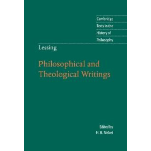 Philosophical and Theological Writings by Gotthold Ephraim Lessing Har