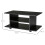 Modern Black TV Cabinet with Storage Shelves 3
