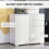 High Gloss White Sideboard with Push-Open Drawers 4