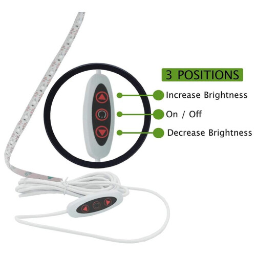 Sew Sewing Machine Light Strip,12inch USB LED Light Strip Dimmable,White Lights for ,Janome,Babylock US Plug 2