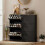 HOMCOM 3-Drawer Shoe Cabinet - Black 8