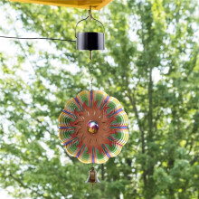 2X Rotierender Wind Spinner Motor für Wind Spiel Hängende Dekoration Elektrisch Betriebenes Hängendes Display Drehen - EU Stecker