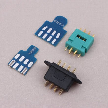 1Set Connettore MPX6 MPX8 con Scheda di Saldatura per Accessori per Aerei RC Parti per Jet A Turbina Vtol Plugs MPX8