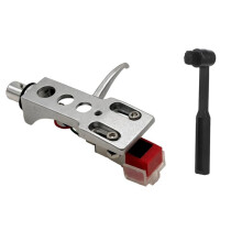 AT3600L Stylus+Universal Turntable Headshell+Brush Kit Universal Phono Cartridge Mount for LP Vinyl Record Player A