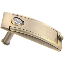 Door Knocker Zinc Alloy Construction with Door Eye Viewer Sleek Modern Style for Residential Front Doors
