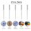 100PCS Sewing Machine Needles Regular Point Needle for Singer , Assorted Size 65/9, 75/11, 90/14, 100/16, 110/18 5
