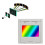 Transmission Diffraction Grating with Frame  Spectrophotometer Diffraction Grating Optical Teaching Experiment A 6