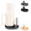 2pcs Silicone Drain Ice Cup Drying Rack Bottle Glass Drain Rack Shelf Gray 4