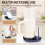 2pcs Silicone Drain Ice Cup Drying Rack Bottle Glass Drain Rack Shelf Gray 6