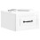 VidaXL vidaXL Wall-Mounted Bedside Cabinet with Drawer 2 pcs High Gloss White 5