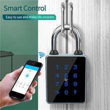 2X TTLock Contraseña Candado Pantalla Táctil RFID Tarjeta IC Llave Seguridad para el Hogar Gabinete Impermeable Candado Electrónico