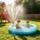 1set Patio Vertical Misting Cooling System 83-Centimeter Misting System with Nozzles,Yard Cooling System EU Plug 8