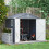 Aluminium & Plastic Wall Shed 7.9ft x 6.2ft Grey 2