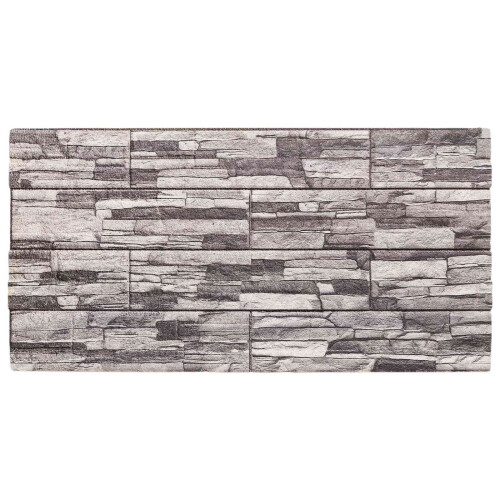 VidaXL vidaXL Wall Panels 10 pcs Dark Grey and Light Grey 100 x 50 cm 2