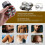 4Pack Professional Replacement  for Skulls Pitbulls Shaver Gold PRO, Silver PRO, Diamond PRO Series 4
