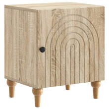 vidaXL Bedside Cabinet Sonoma Oak 43 x 34.5 x 50 cm Engineered Wood