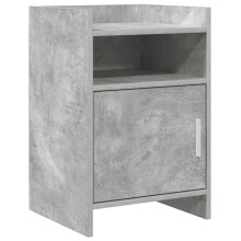vidaXL Bedside Tables Concrete Grey 40 x 36 x 60 cm Engineered Wood