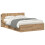 VidaXL vidaXL Headboard Cabinet with Storage Artisan Oak Engineered Wood 3