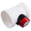 3X Plastic Motorized Damper PVC Check Valve Air Duct Volume Controller for Ventilation Pipe 220VAC 110mm 4