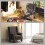 (Brown, Linen) Retro Wingback Accent Chair, Brown Tufted 7