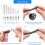Hand Drill Set,Pin Vise Hand Drill with 10PCS PCB  Drill Bits and 25PCS Micro-TypeTwist Drill Bits,for Resin Polymer 2