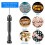 Hand Drill Set,Pin Vise Hand Drill with 10PCS PCB  Drill Bits and 25PCS Micro-TypeTwist Drill Bits,for Resin Polymer 5