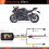 Motorcycle Dash Cam Dual Lens with 3" Screen, Waterproof Video Recorder, G-Sensor, Night Vision,Loop Recording 7