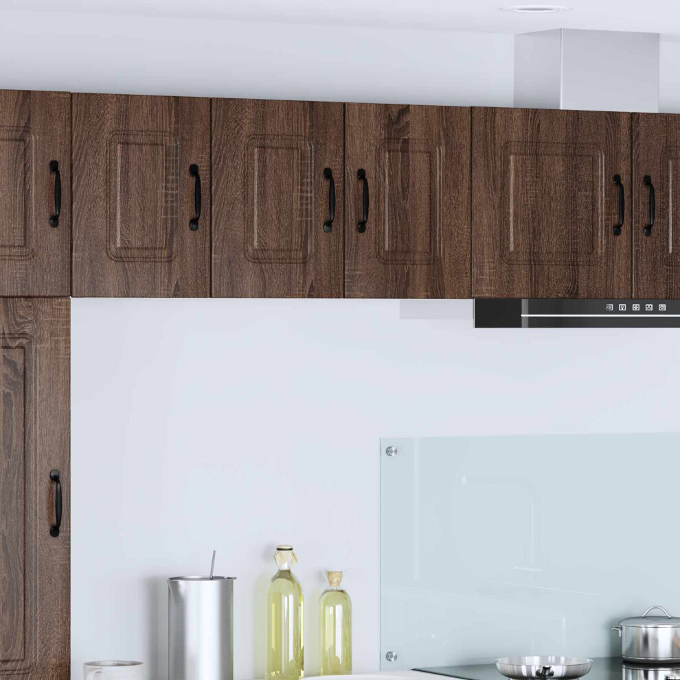 Vidaxl Dishwasher Panel Kalmar 2 Pcs Brown Oak 30 X 31 X 40 Cm 8721359453904