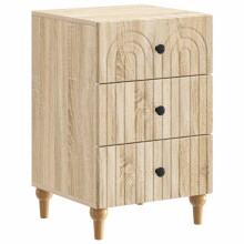 vidaXL Bedside Cabinet Sonoma Oak 43x 41 x 66.5 cm Engineered Wood
