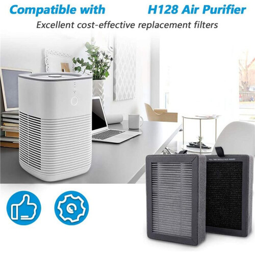 -H128 Replacement Filter Compatible for LEVOIT -H128 Air Purifier, -H128 H13 True HEPA Replacement Filter 6 Pack 2