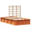 VidaXL vidaXL Bed Frame Wax Brown 75 x 190 cm Solid Pine Wood 3