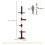 5-Tier Floor-to-Ceiling Cat Tree – 230-260 cm 3