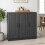 VidaXL vidaXL Sideboard Black 89 x 34.5 x 77 cm Engineered Wood 1