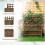 Wood Garden Planter with Trellis, Brown 6