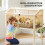 PawHut Wooden Hamster Cage with Top Access 7