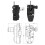 Wire Feed ,  24v 15w Mig  Roller Wire Feed Motor Welding Wire Feeder Wire Feeder Tool for Welding 6