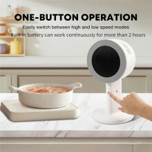 Hotte de Cuisinière Portable Rechargeable, Hotte de Cuisinière Mobile Amovible, Petit Ventilateur D'Extraction de Cuisine pour un Usage Domestique