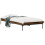 VidaXL vidaXL Bed Frame Smoke Oak 80 x 200 cm Engineered Wood 5