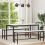 VidaXL vidaXL Dining Table White 140 x 80 x 75 cm Solid Pine Wood 1