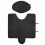 VidaXL vidaXL Horse Blanket Full Black 75 cm Polyester 5