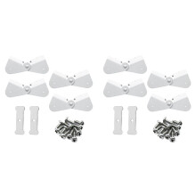 8 Pack Gutter Downspout Extensions Gutter Hinges Downspout Extension for Rectangle or Square Downspout