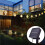 2X 8 Modes Solar Light Bulbs Crystal  5M LED String Lights Fairy Lights Garlands 3