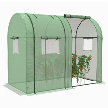 Tomato Greenhouse 185x94x150cm with 2 Doors & 4 Windows